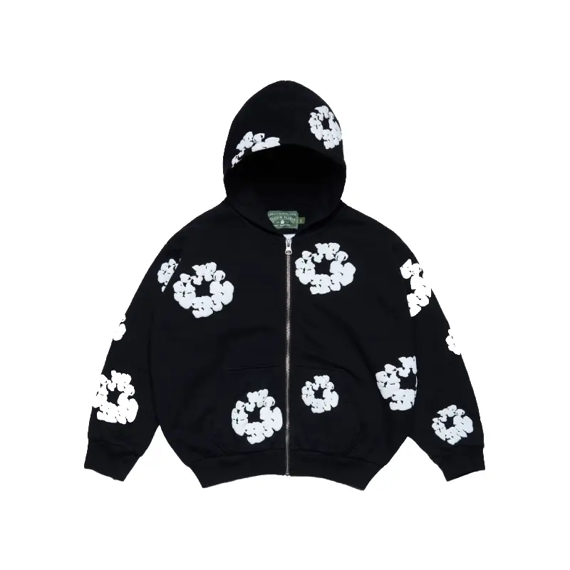 Black Denim Tears Hoodie Black Denim Tears Hoodie