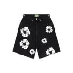 Denim Tears Cotton Wreath Shorts Black