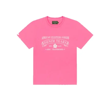Denim Tears Pink T Shirt