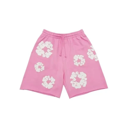 Denim Tears The Cotton Wreath Shorts Pink
