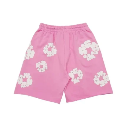 Denim Tears The Cotton Wreath Shorts Pink h